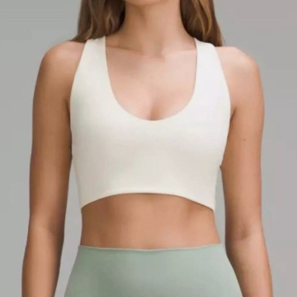 LULULEMON BEND THIS SCOOP AND CROSS BRA IN SUNDANCE
